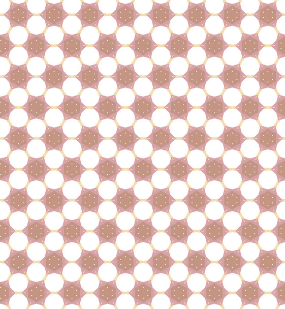 Naadloos geometrisch ornamentspatroon. Abstracte illusie achtergrond - Vector, afbeelding
