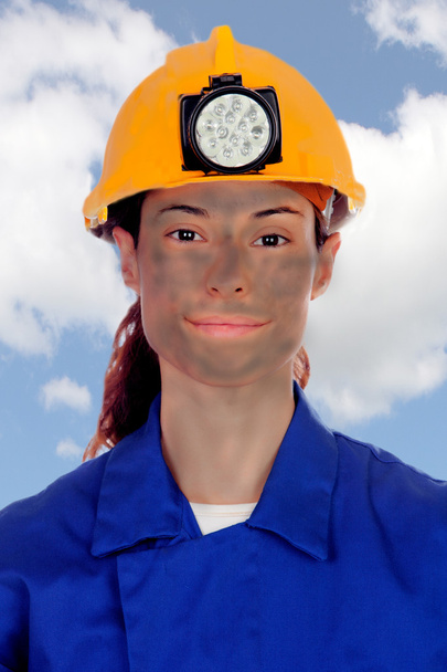 Femmes travaillant dans l'industrie minière
 - Photo, image
