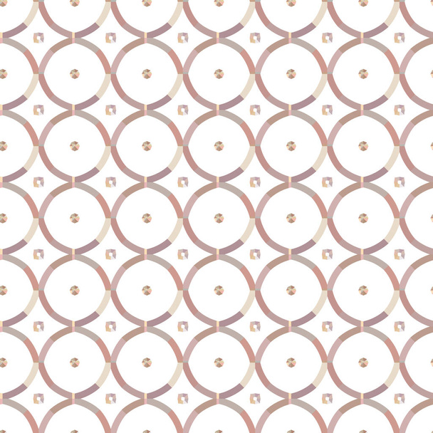 Vector seamless geometric ornamental pattern - Vektör, Görsel