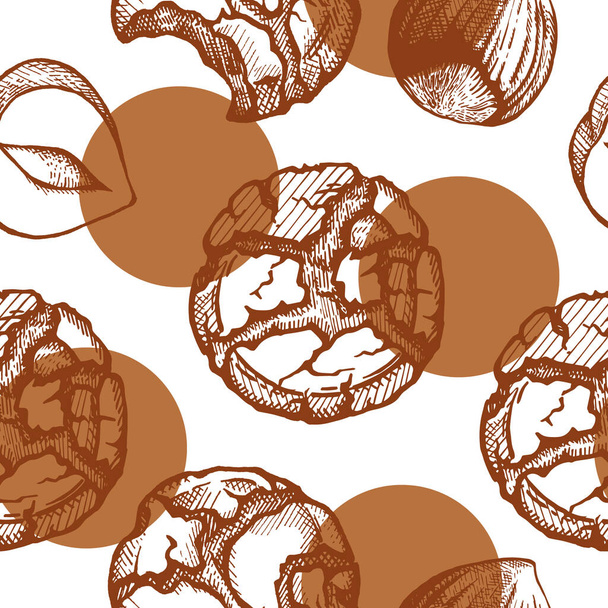cookies pattern, simply vector illustration    - Vecteur, image