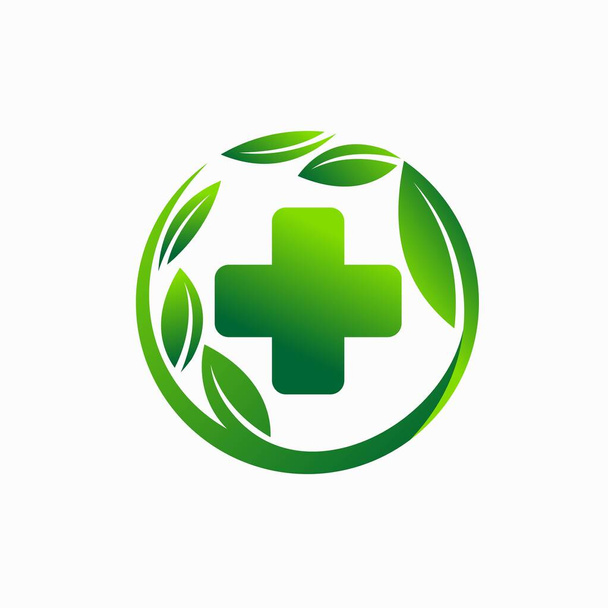 символ здоров'я і концепція листя
 - Вектор, зображення