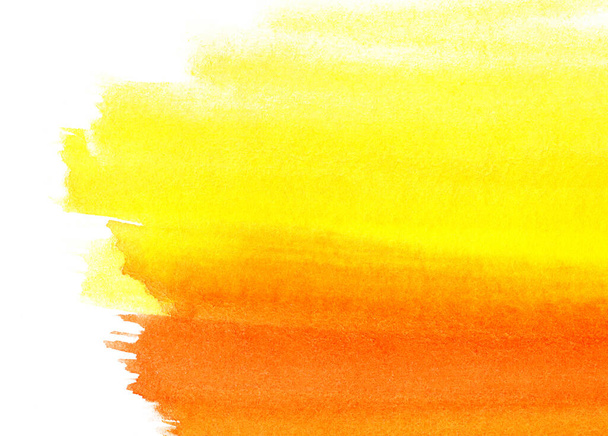 Яскравий барвистий жовтий і помаранчевий абстрактний акварельний фон
 - Фото, зображення
