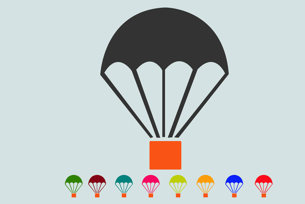 Прыжки с парашютом, парапланеризм, парашют
 - Фото, изображение