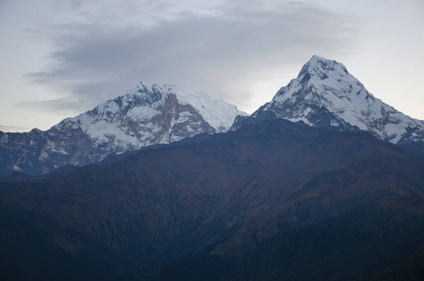 Himalayas mountains and sunrise Nepal - Valokuva, kuva