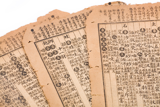 Сторінка антикварної китайської книги
 - Фото, зображення