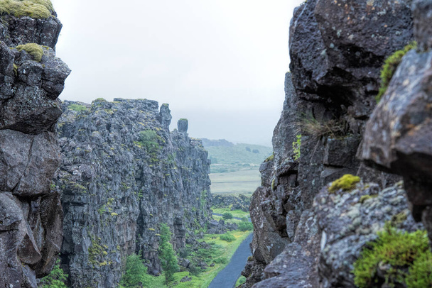 Park Thingvellir w Islandii - Zdjęcie, obraz