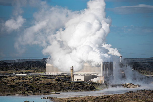 Centrale géothermique en Islande - Photo, image