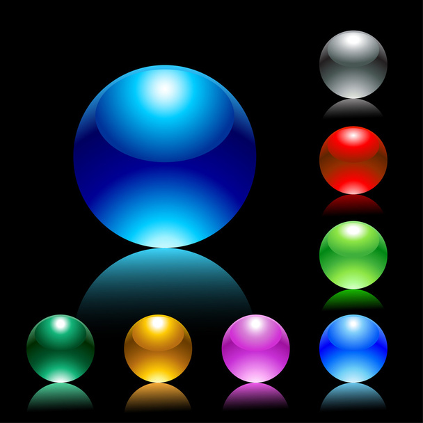 Buttons coloured - Vecteur, image