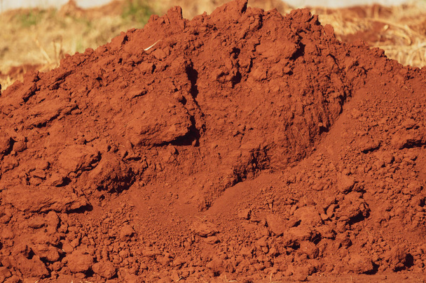 Texture del suolo rosso in Brasile
. - Foto, immagini