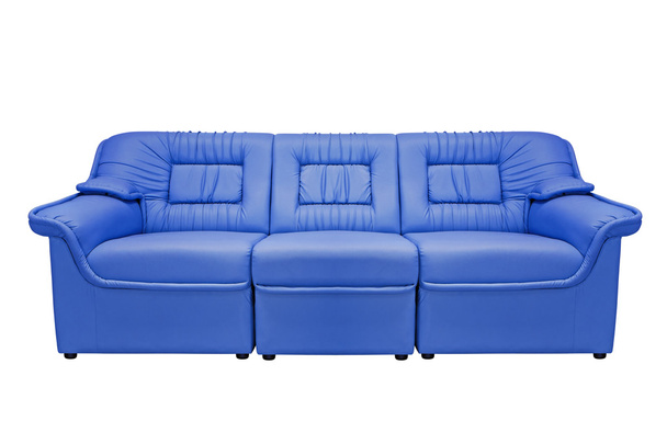 Blue modern sofa - Photo, Image