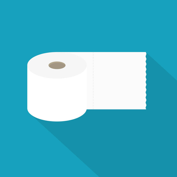 рулон туалетной бумаги - векторная иллюстрация
 - Вектор,изображение