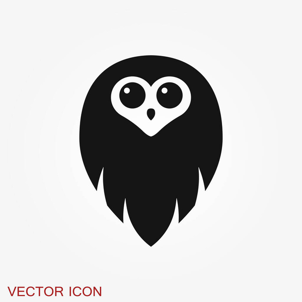 フクロウのアイコン。フクロウのベクトル画像 - ベクター画像