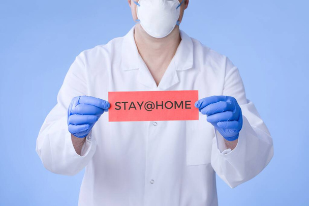 Coronavirus Quarantine, stay at home .Pandemic. Coronavirus outbreak. - Foto, afbeelding