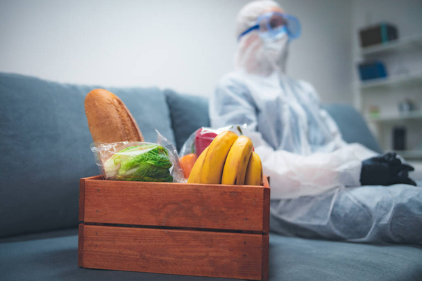 Home quarantine and isolation during the virus outbreak. - Foto, Imagem