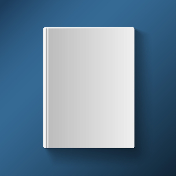 Blank book cover vector illustration gradient mesh - Вектор,изображение
