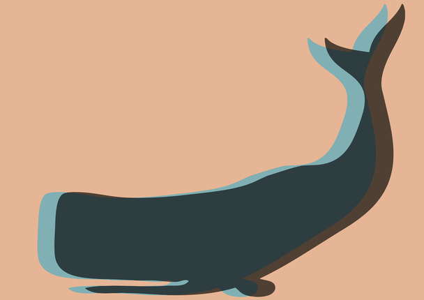 Китовый поп-арт
 - Вектор,изображение