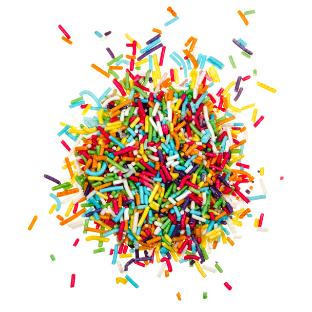 decoração coloridas polvilhas de açúcar
 - Foto, Imagem