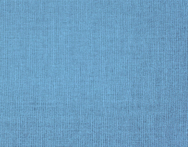 texturované pozadí modrého přírodního textilu    - Fotografie, Obrázek