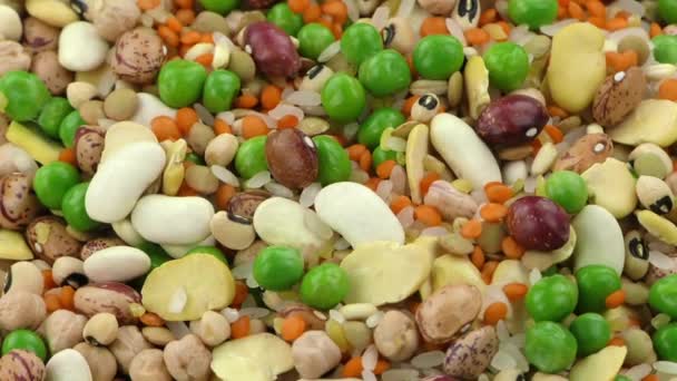 legumes delicious and healthy natural - Footage, Video