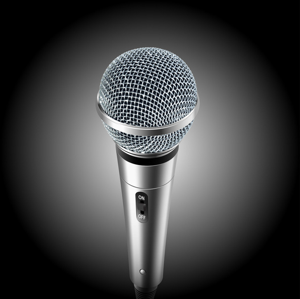 klasické vektorové mikrofon - Vektor, obrázek
