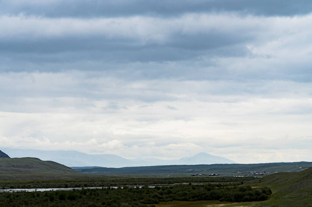 Background image of a mountain landscape. Russia, Siberia, Altai - Photo, image