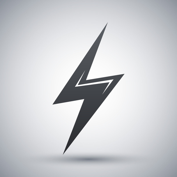 Vector lightning icon - Vector, Image