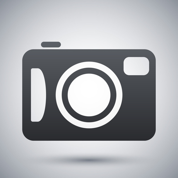 Vector photo camera icon - Vector, Image