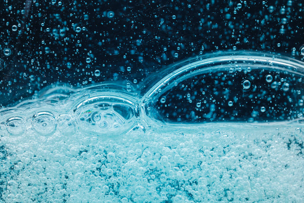 astratto bolle di sapone liquido sfondo blu
 - Foto, immagini