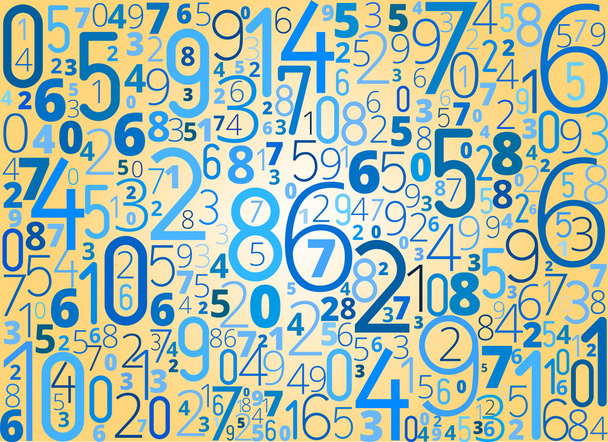 Vector background from numbers - Vector, Image