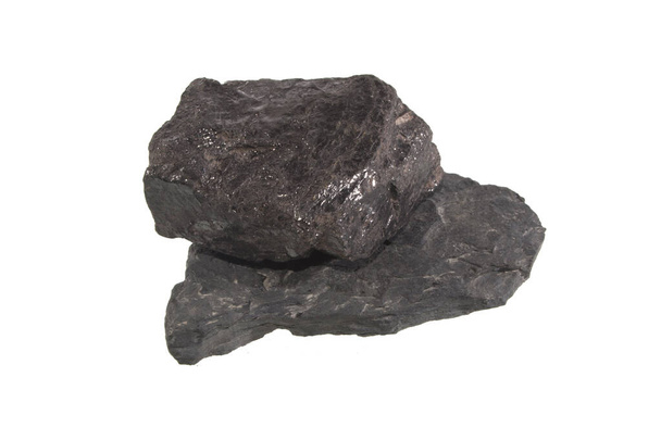 coal isolated on white background - Photo, Image