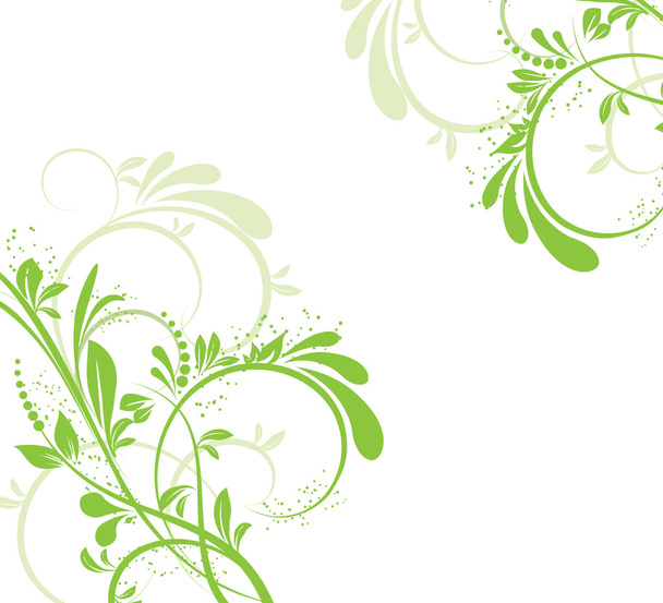 vector flower creative decorative abstract background - Vector, Image