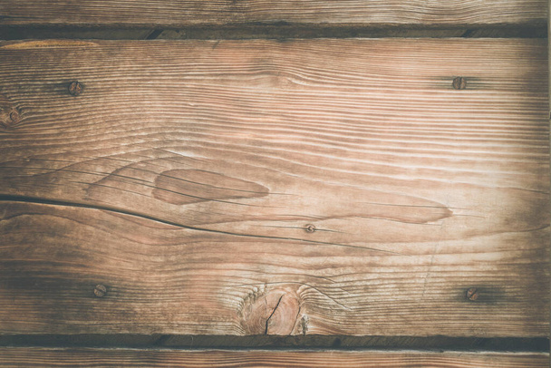 Closeup picture of old rustic wooden planks - Photo, Image