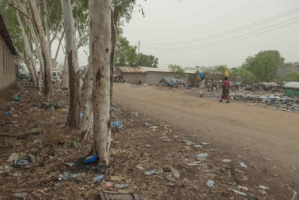 Rue de la ville à Juba, Soudan du Sud
. - Photo, image