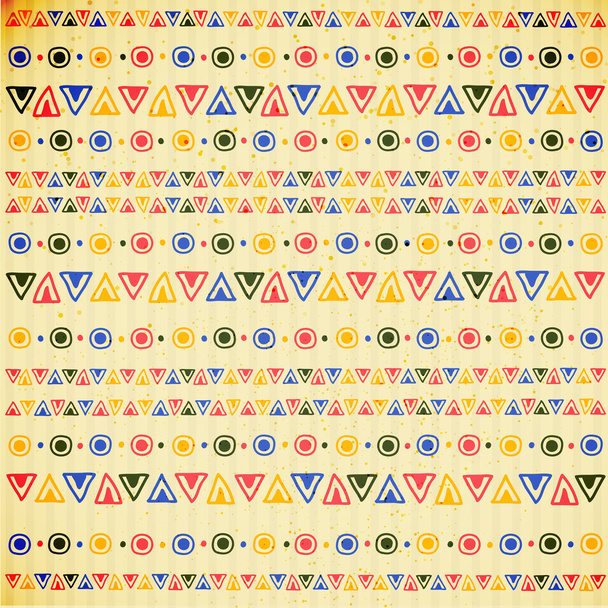 Set of colorful folkloric ornaments - Vector, Image