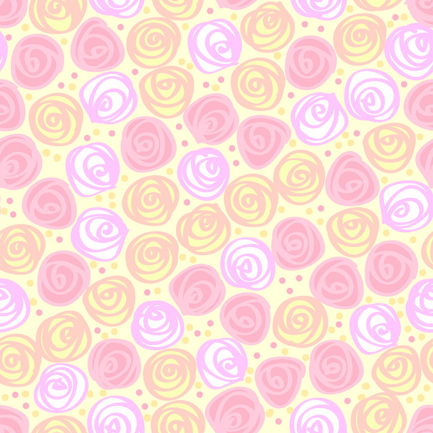 Seamless floral light vector background - Вектор, зображення