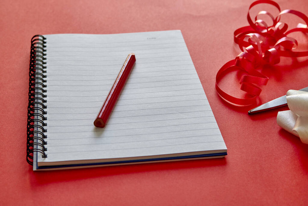 A studio photo of a blank note pad - Photo, Image