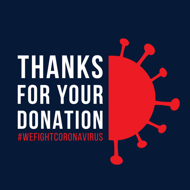 Fermare la donazione COVID-19 Corona Virus
  - Vettoriali, immagini