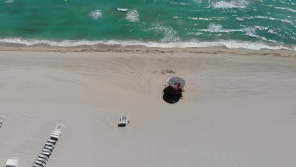 Jižní pláž miami antény drone - Záběry, video