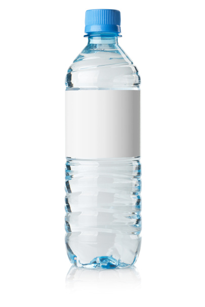 Sodawasserflasche mit leerem Etikett - Foto, Bild