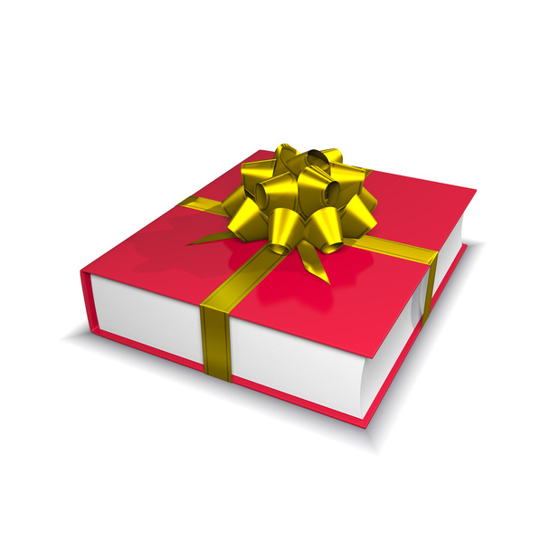 Red book with ribbon and bow - Photo, Image