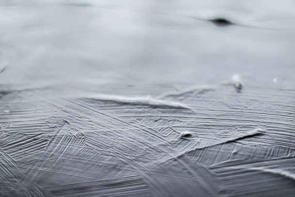 Koyu gri arkaplan, soyut arkaplan olarak kömür boyası dokusu - Fotoğraf, Görsel