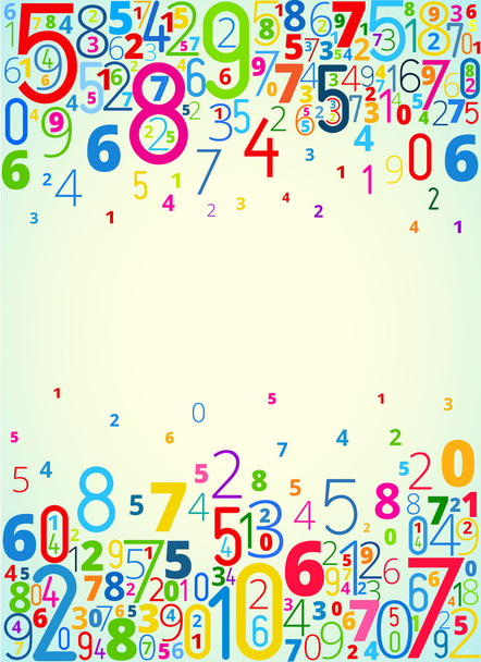 Vector background from numbers - Vettoriali, immagini