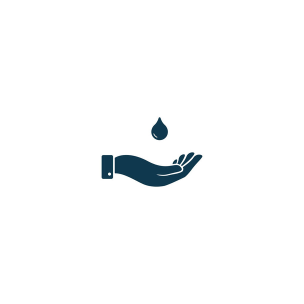 concepto de lavarse las manos. vector símbolo estilo EPS10
 - Foto, imagen