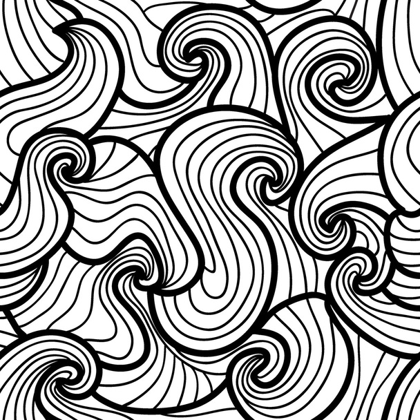 Abstract hand-drawn pattern - Vetor, Imagem