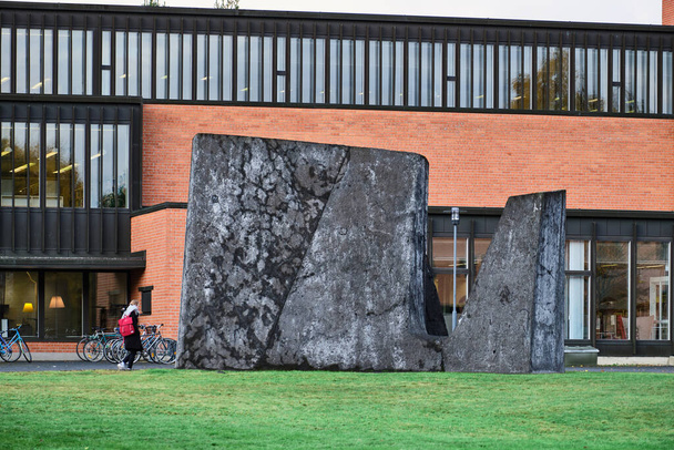 Joensuu, Finsko - 7. října 2019: Univerzitní kampus ve východním Finsku - Fotografie, Obrázek
