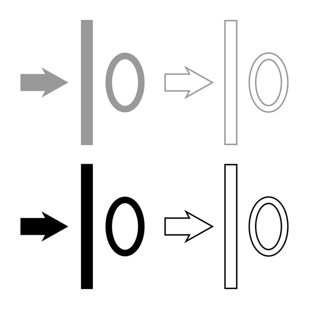 Назначение наклейки на контур иконки символа обоев набор черный серый цвет вектор иллюстрации плоский стиль простое изображение
 - Вектор,изображение
