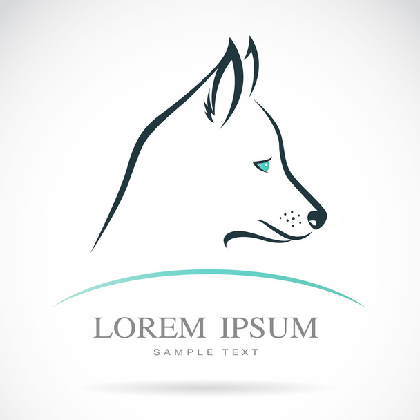 Imagen vectorial de un perro husky siberiano
 - Vector, imagen