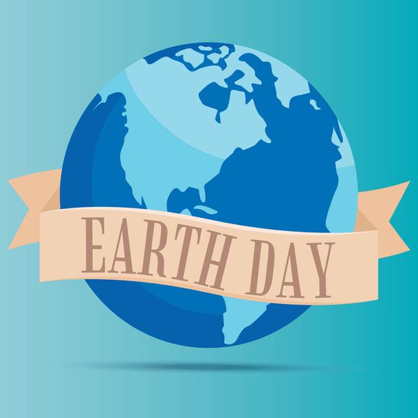 Earth day poster - Vektor, Bild