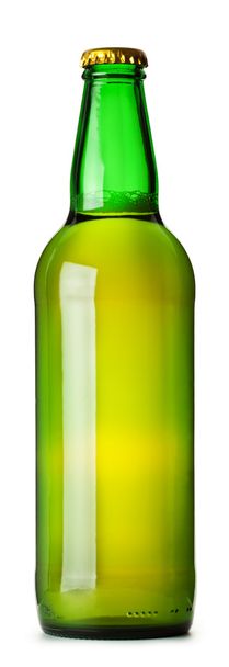 Green beer bottle - Фото, зображення