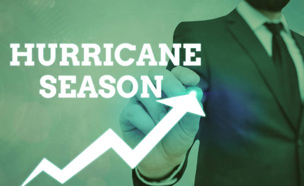 Написання нотатки про сезон ураганів. Бізнес-фотографії показують час, коли очікується розвиток більшості тропічних циклонів
. - Фото, зображення